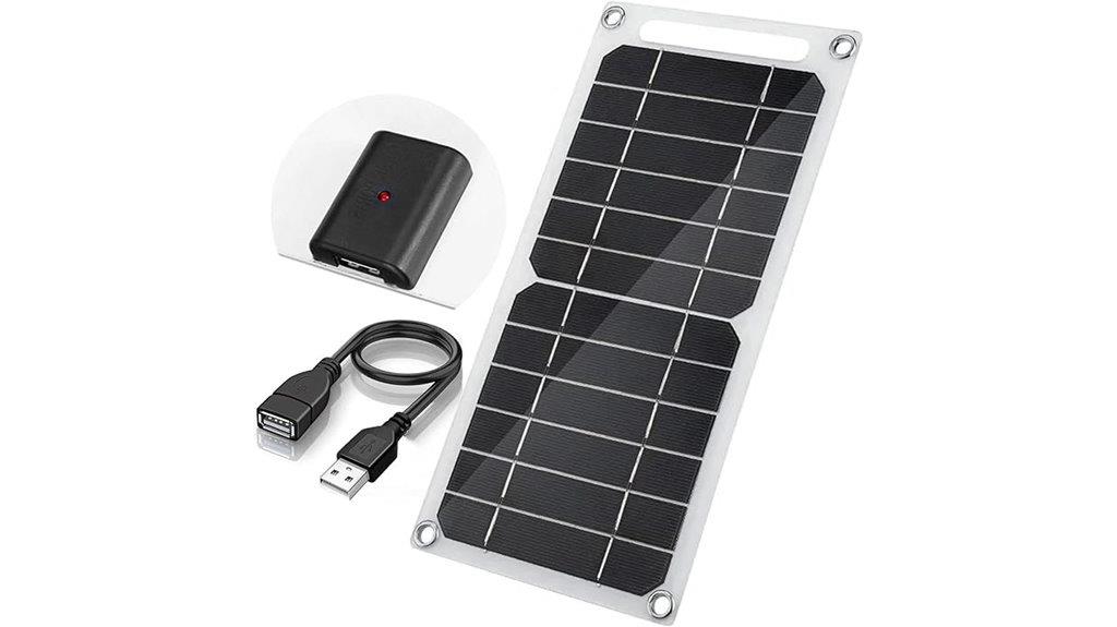 compact usb solar charger