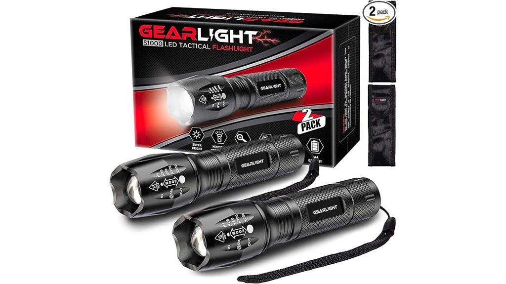 compact versatile tactical flashlight