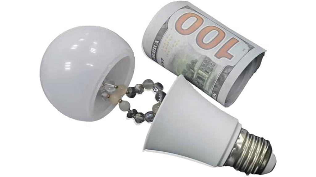 concealed storage lightbulb safe