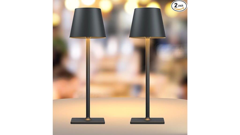 cordless rechargeable table lamps