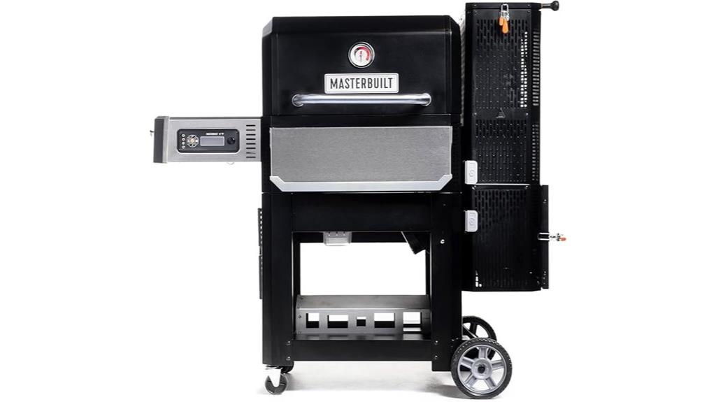 digital charcoal grill smoker