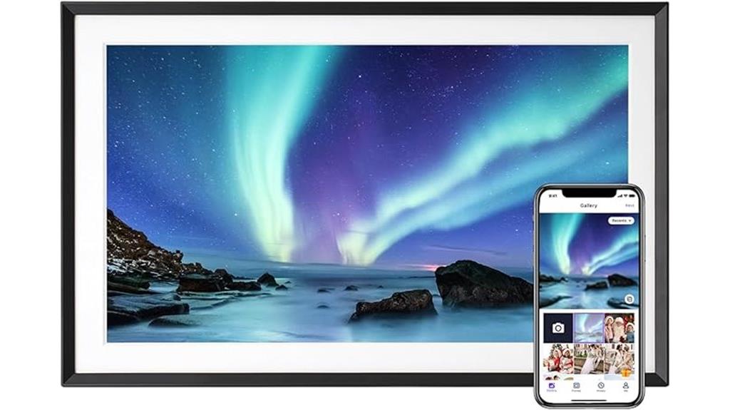digital frame with storage
