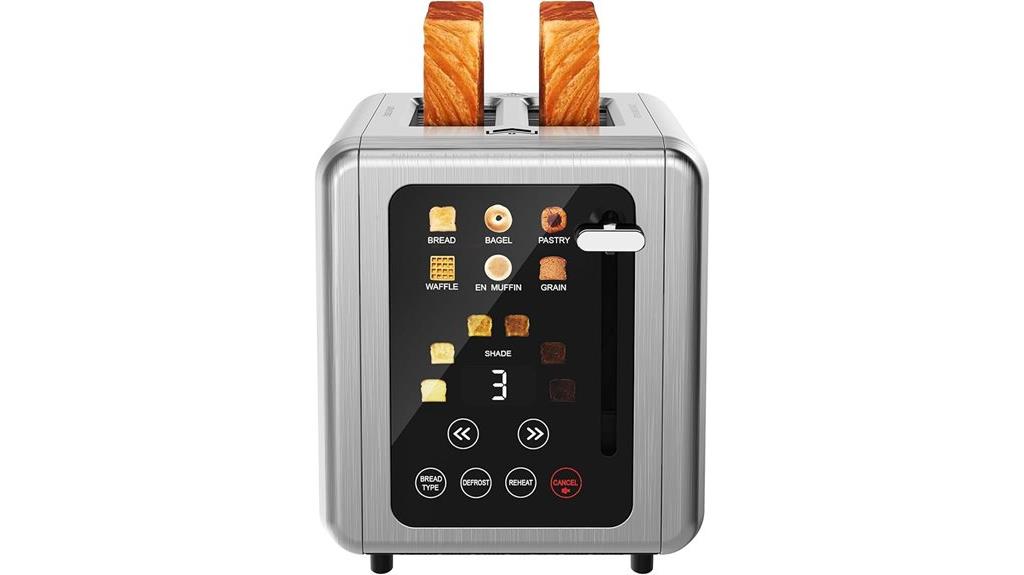 digital touch screen toaster
