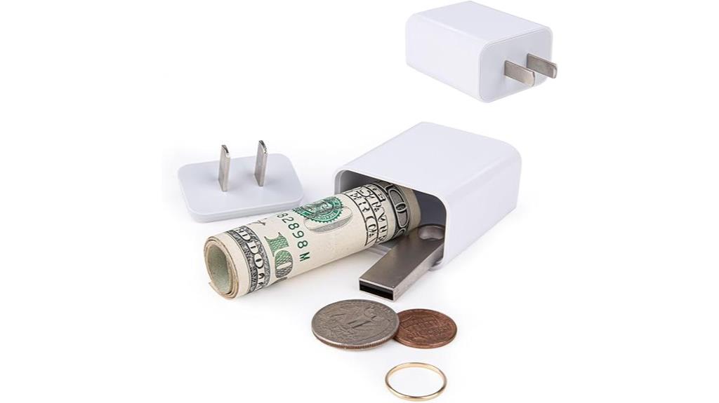 discreet charger for valuables