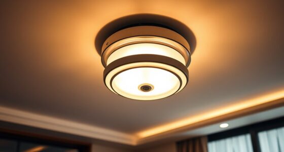 discreet surveillance ceiling cameras