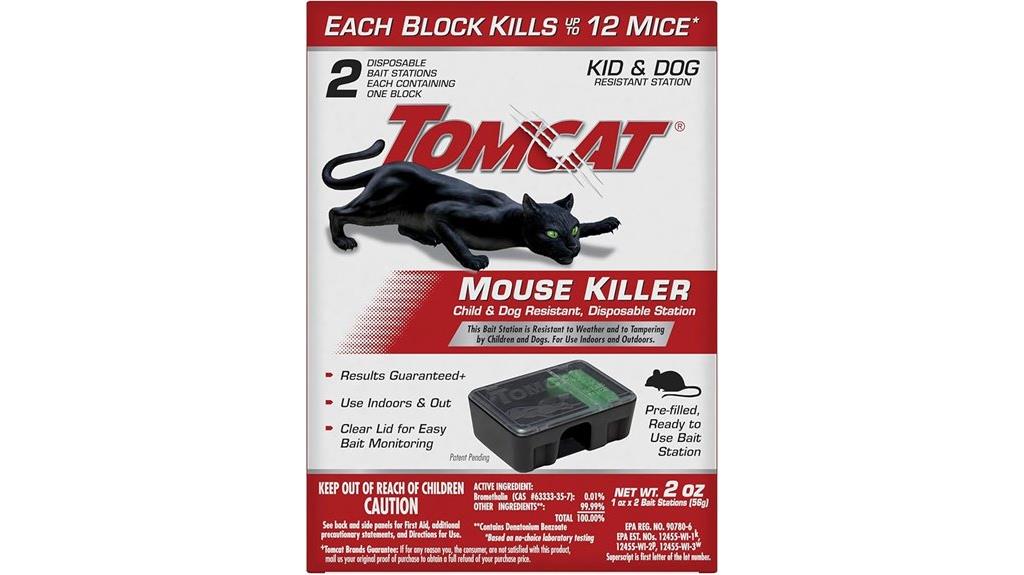 disposable mouse killer stations