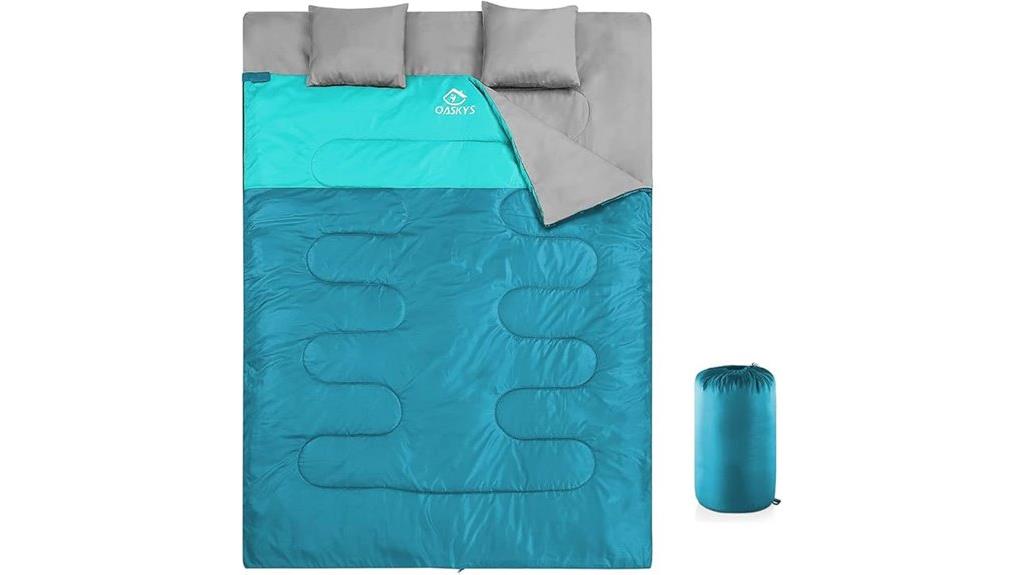 double sleeping bag set