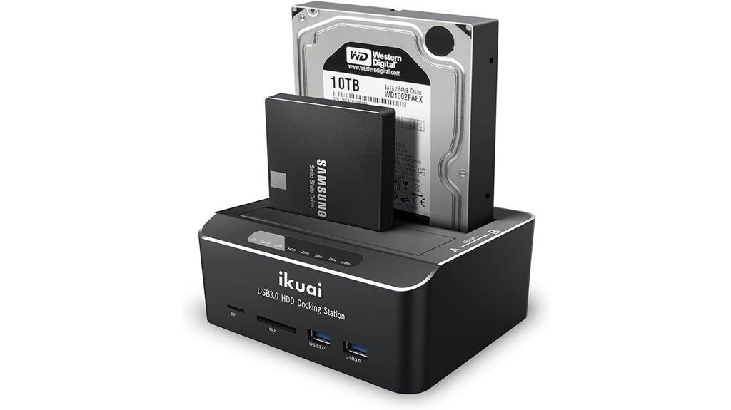 dual bay hard drive dock