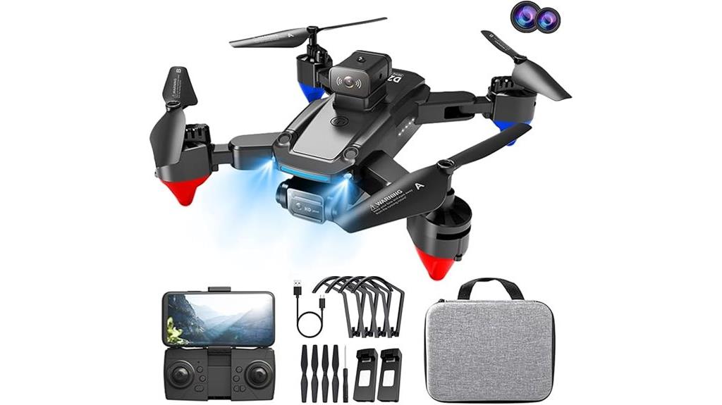 dual camera mini drone