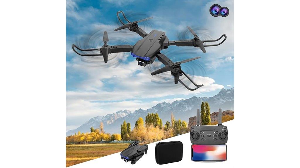 dual camera mini drone