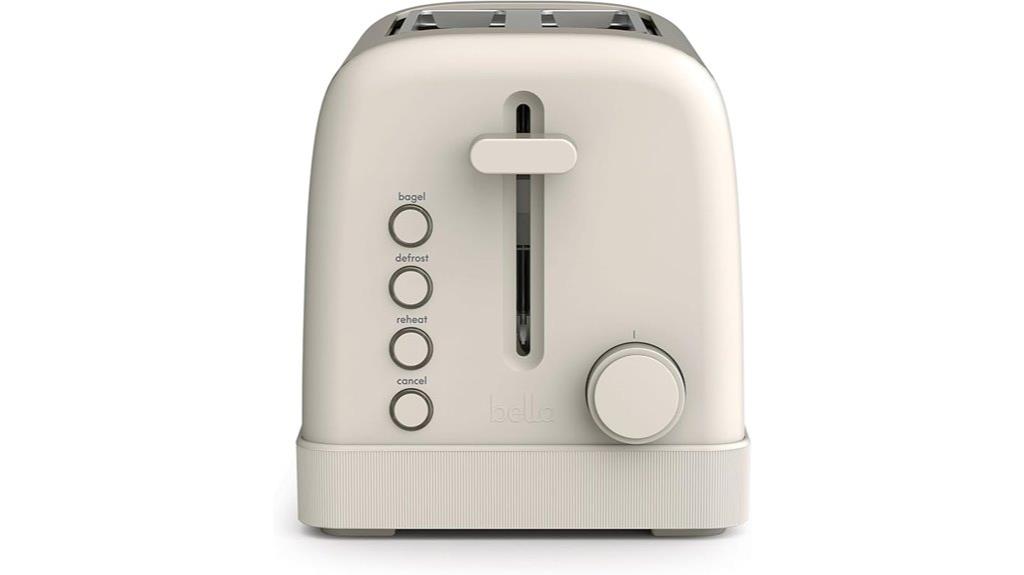 dual toaster with settings