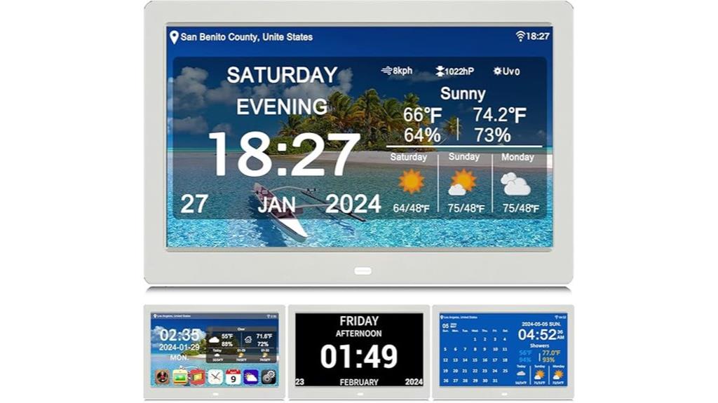 elderly friendly digital clock