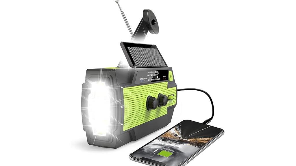 emergency radio with charger