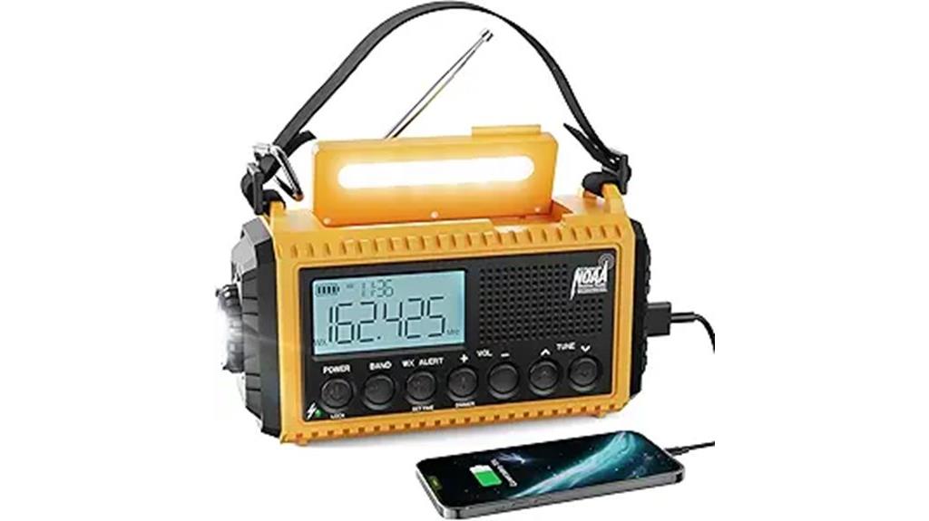 emergency radio with charger