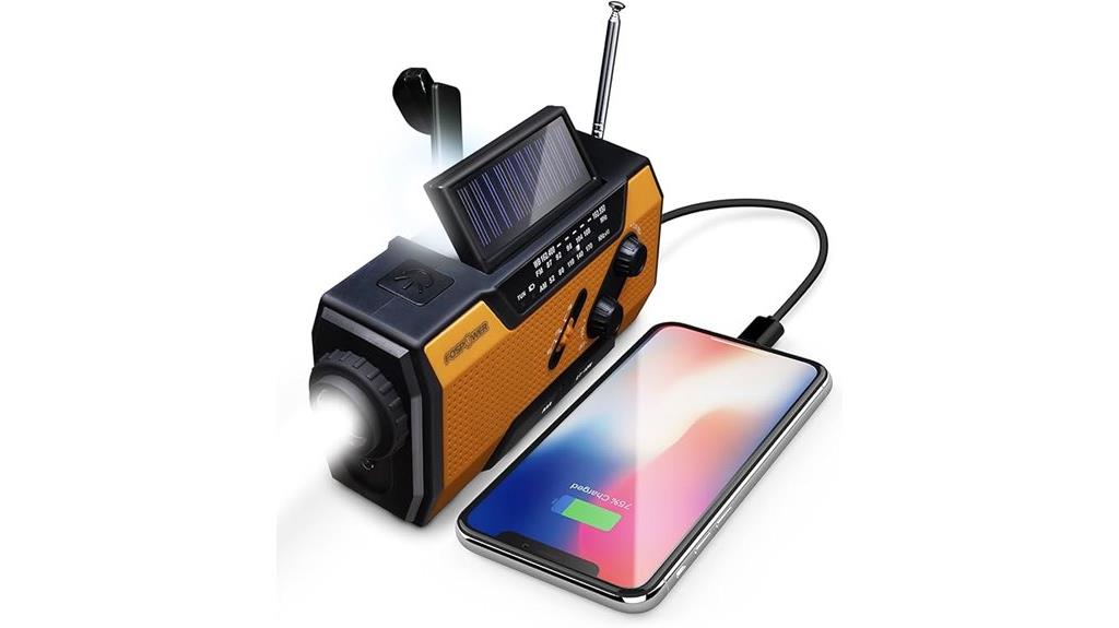 emergency radio with power