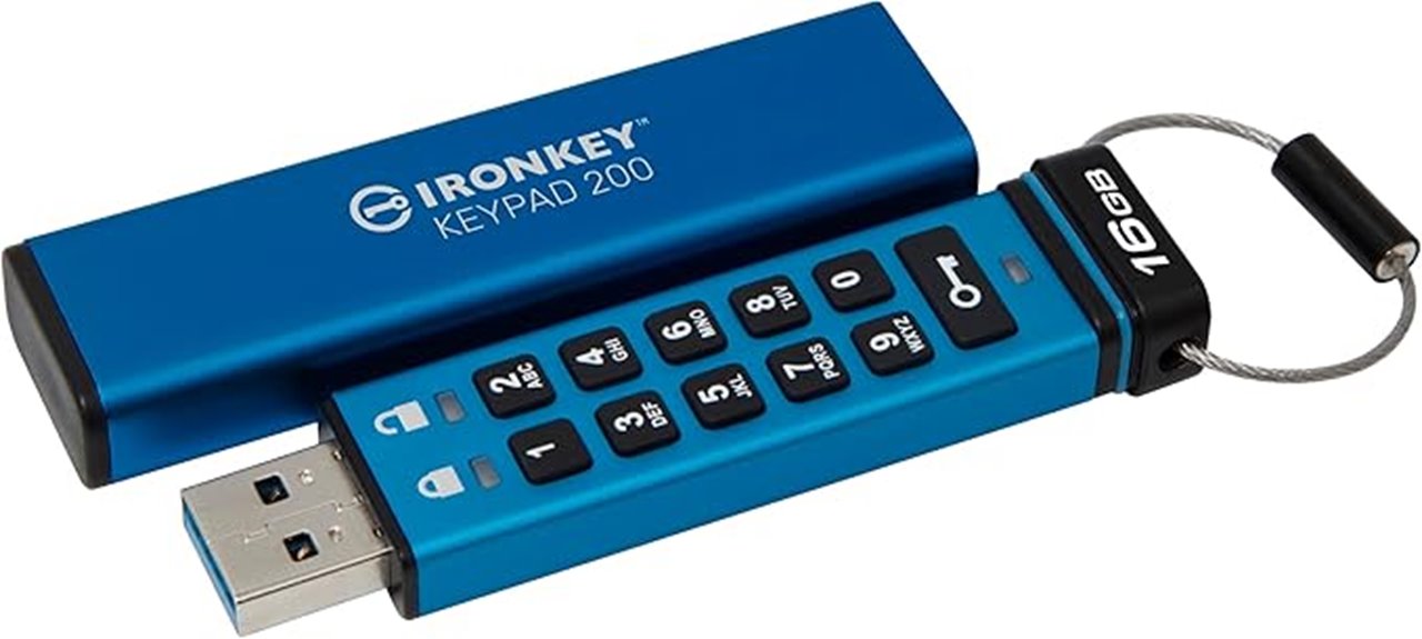 encrypted usb with keypad