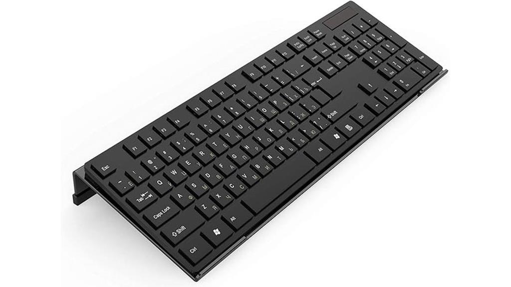 ergonomic acrylic keyboard stand