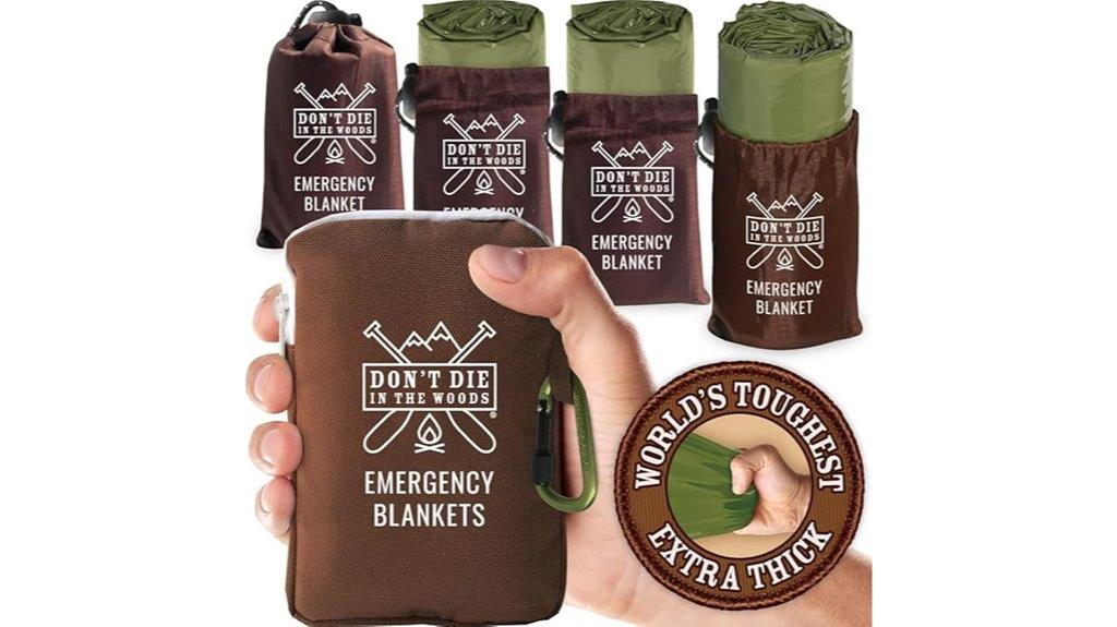 extra thick thermal emergency blankets