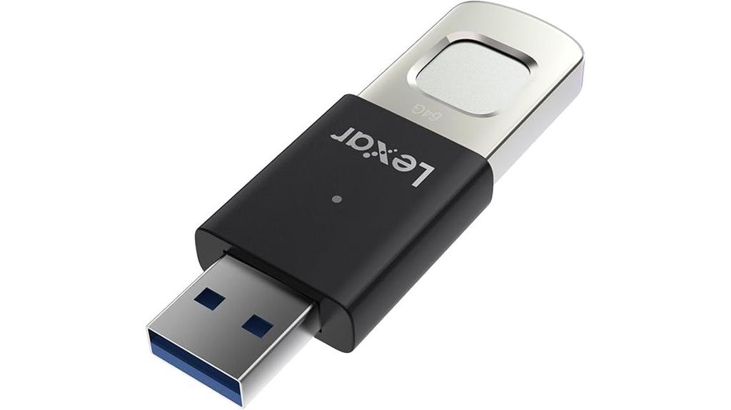 fingerprint enabled usb flash drive