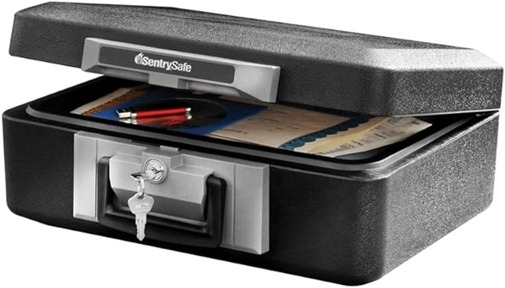 fireproof safe with lock