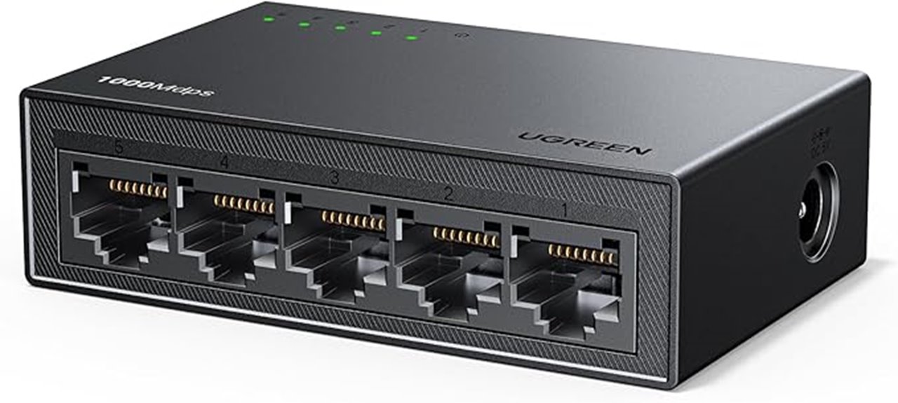 five port ethernet switch