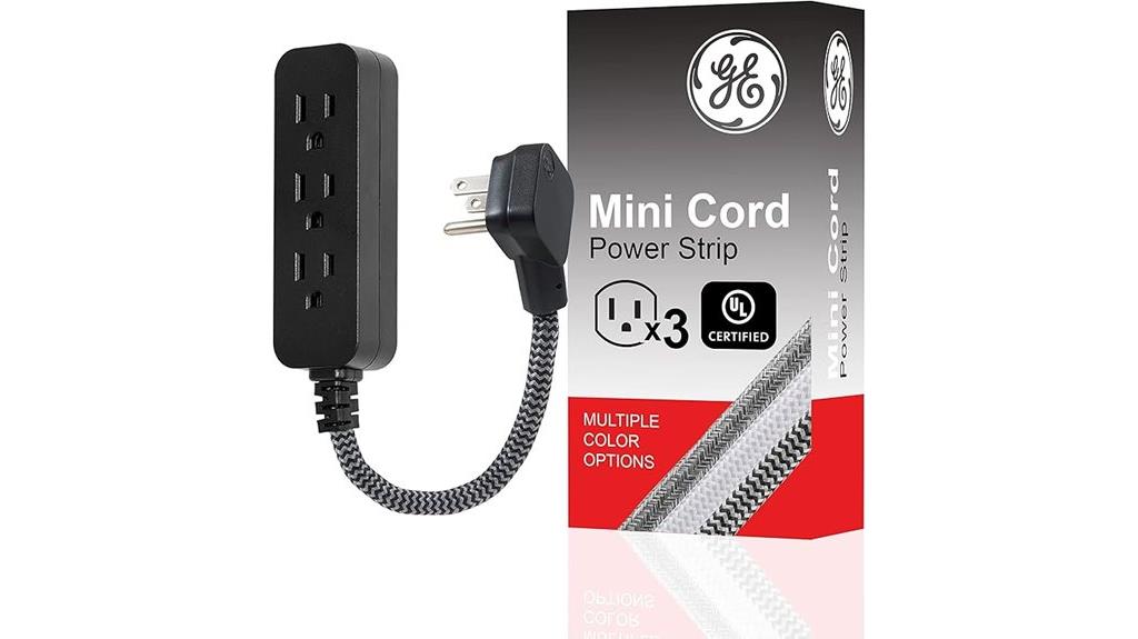 flat plug power strip