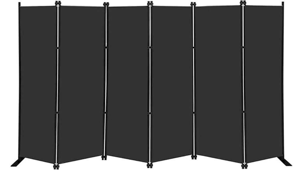 folding privacy screen divider