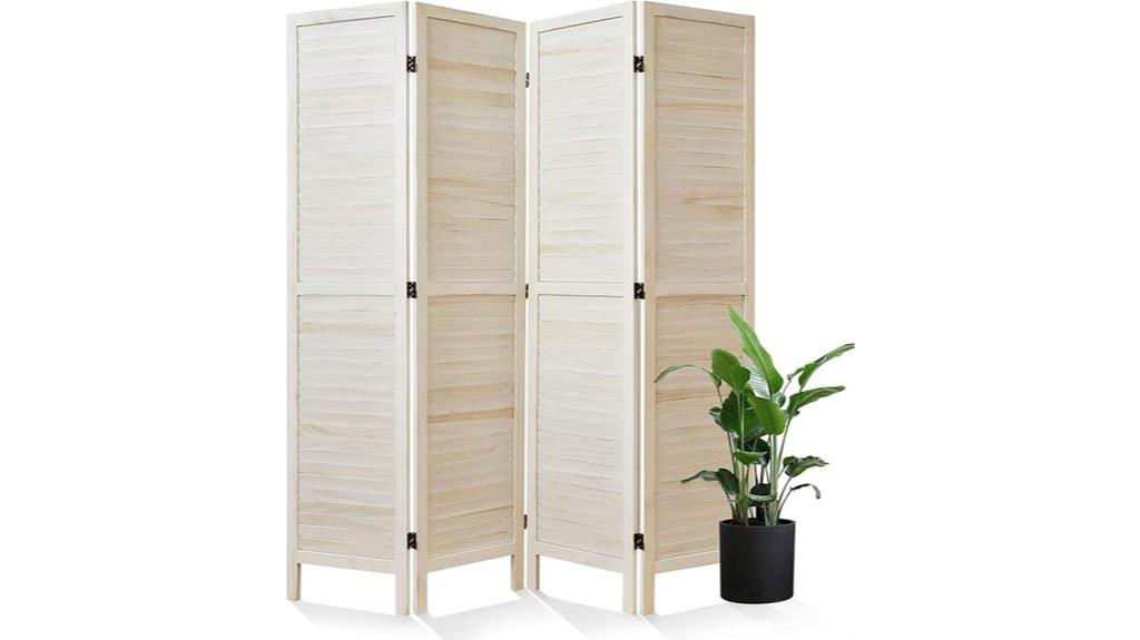 four panel privacy screen