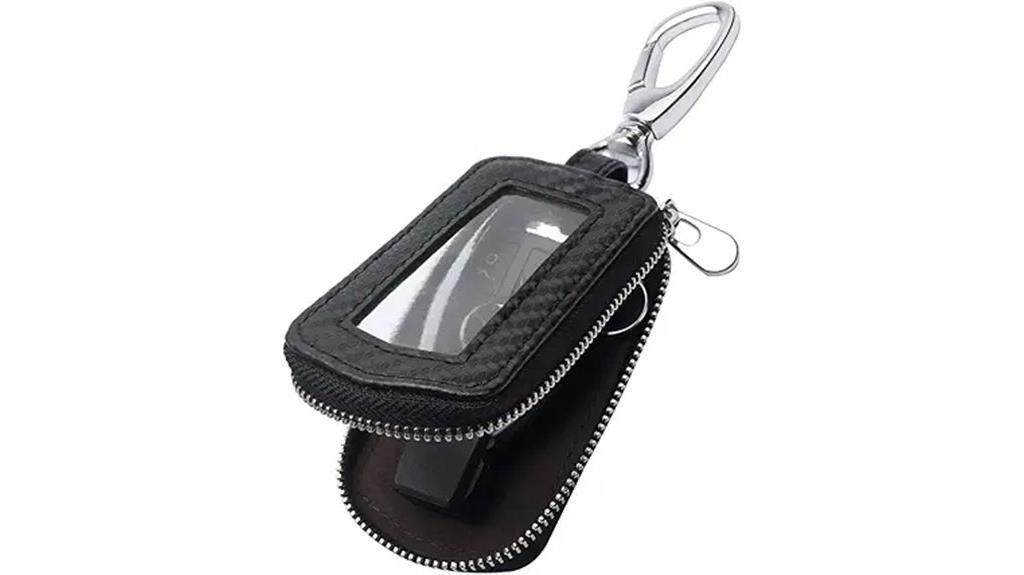 genuine leather key fob