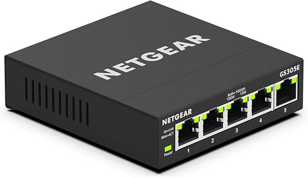 gigabit ethernet switch 5 port