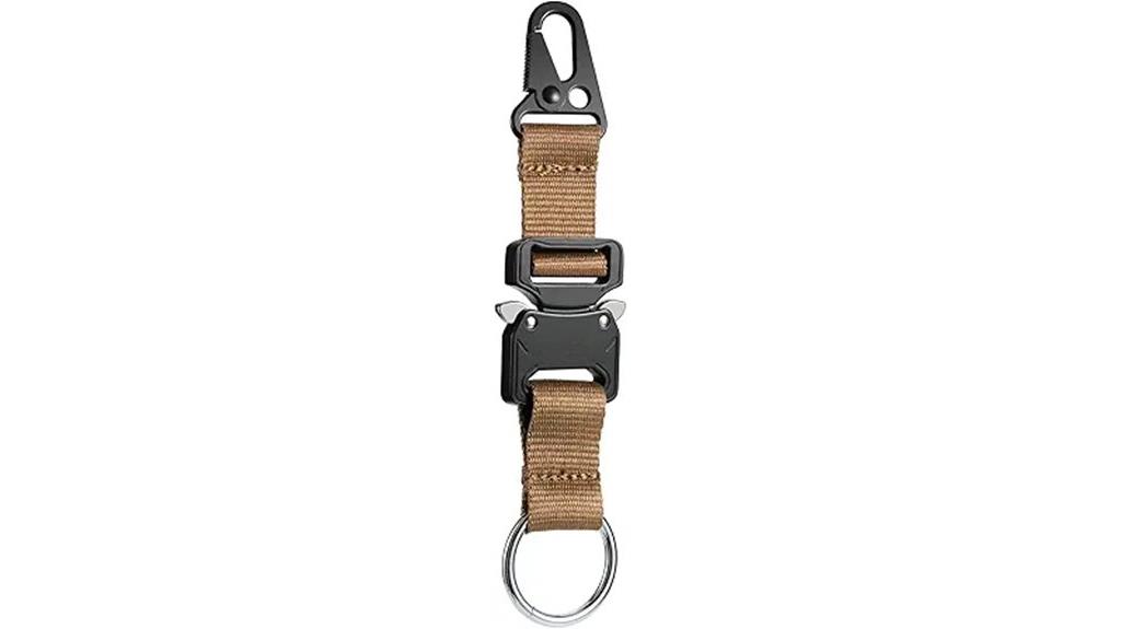 heavy duty tactical keychain