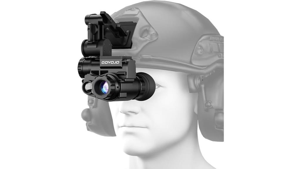 helmet mounted night vision goggles
