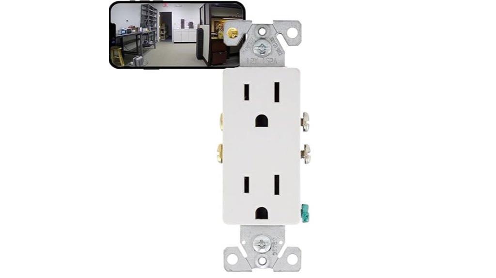 hidden camera wall outlet