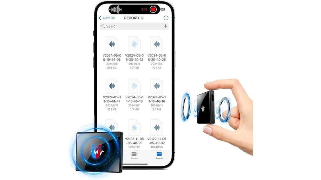 high capacity noise canceling recorder