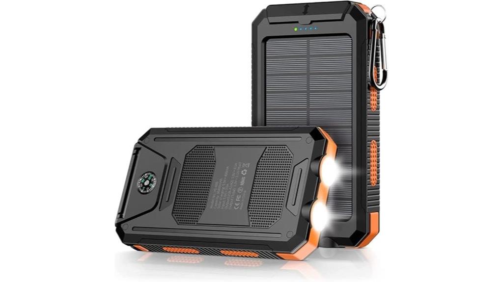 high capacity solar power bank
