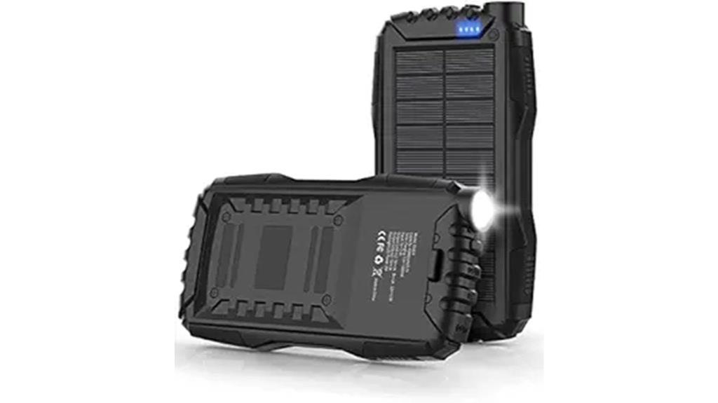 high capacity solar power bank