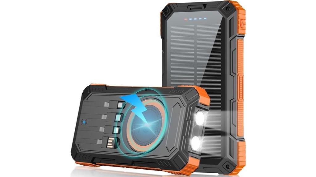 high capacity solar power bank
