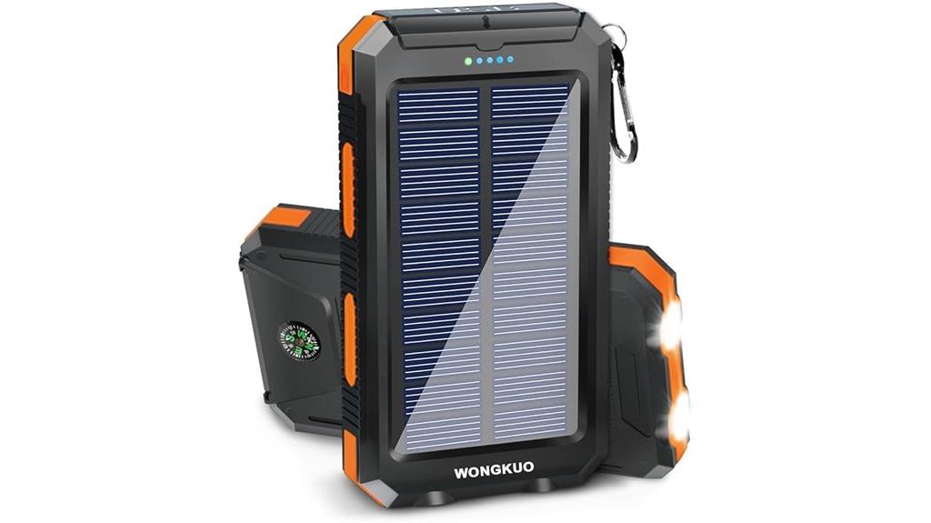 high capacity solar powerbank