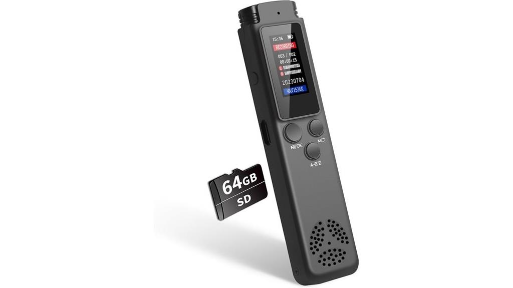high capacity voice recorder