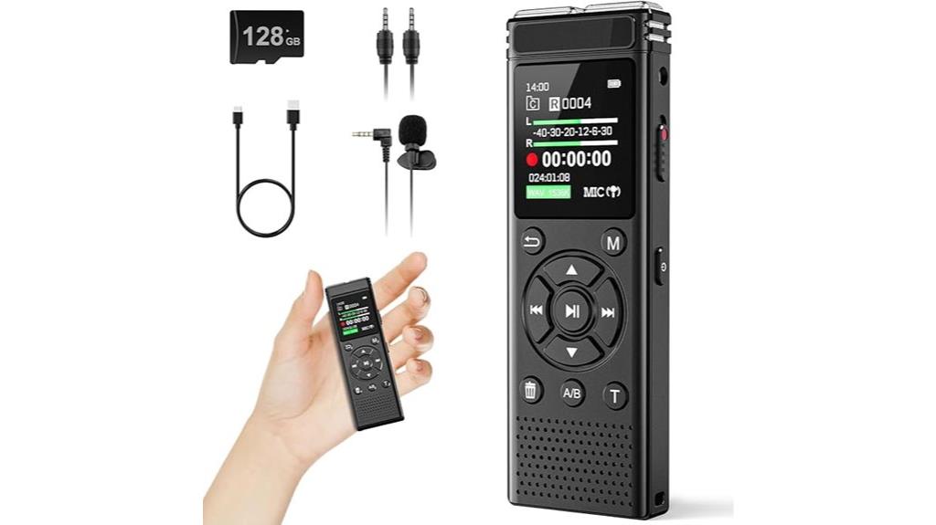 high capacity voice recording