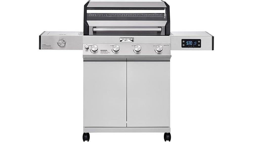 high performance gas grill
