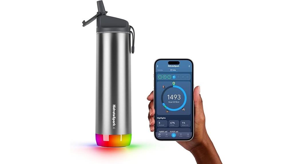 insulated smart water bottle