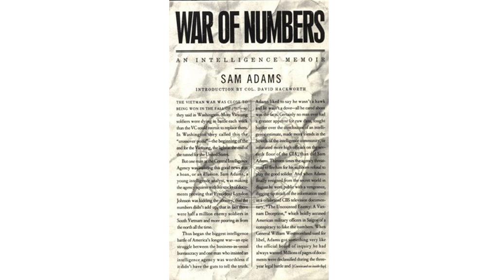 intelligence conflict strategy memoir