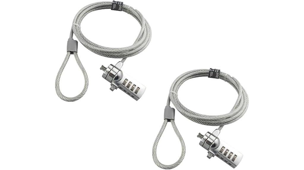 laptop security cable set