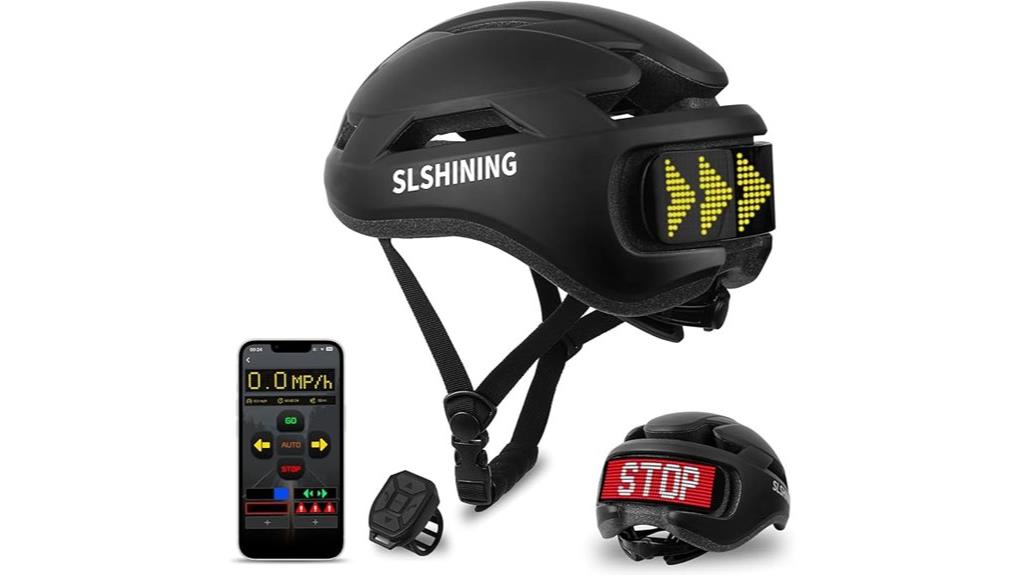 light equipped adult bike helmet