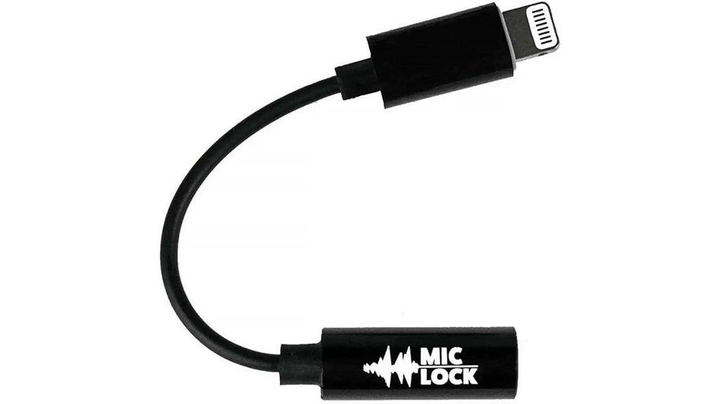 lightning headphone adapter device
