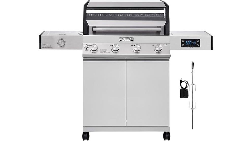 liquid propane gas grill