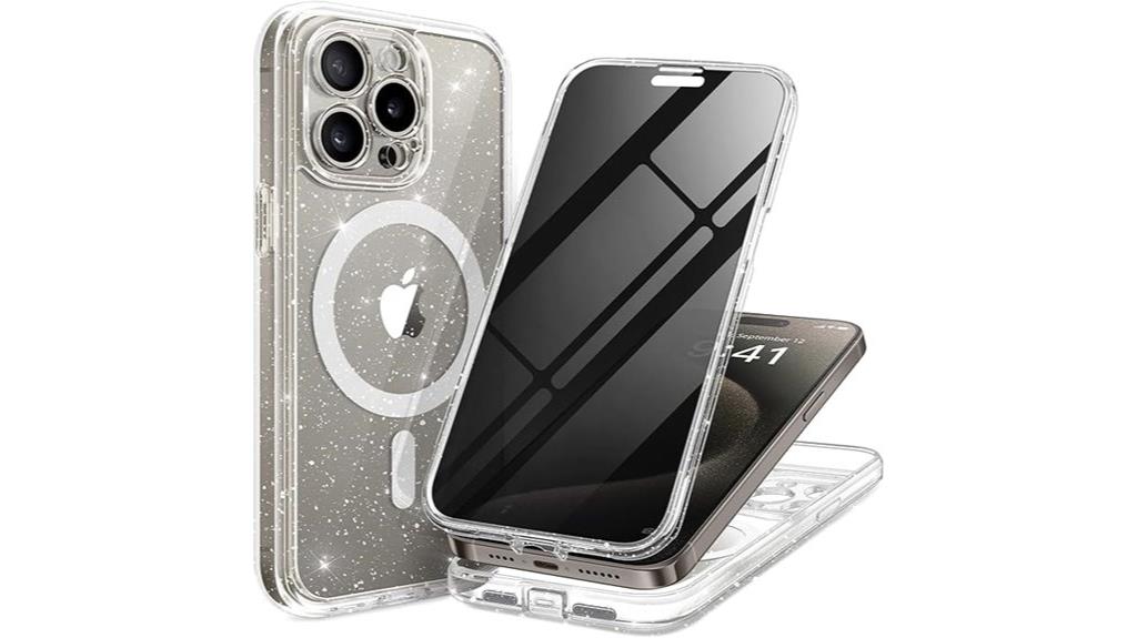 magnetic privacy screen case