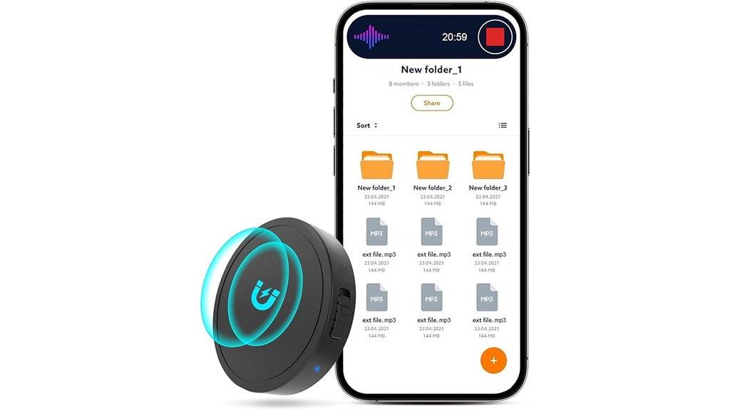magnetic voice recorder features