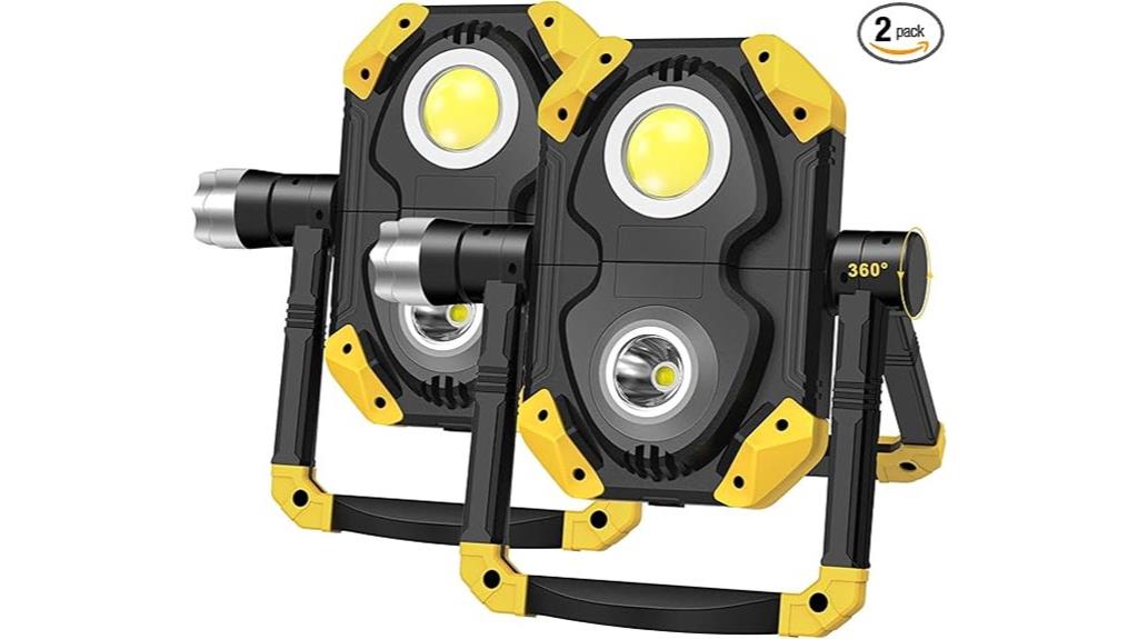 magnetic work light set